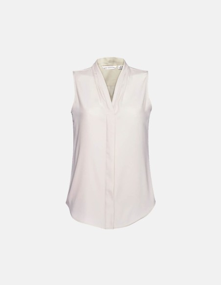 Womens Madison Sleeveless Top Ivory