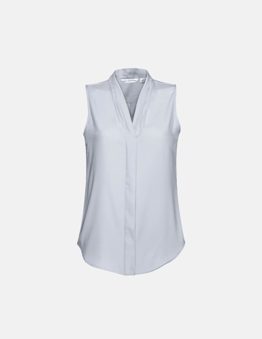 Womens Madison Sleeveless Top Silver