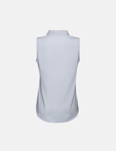 Womens Madison Sleeveless Top Silver 2