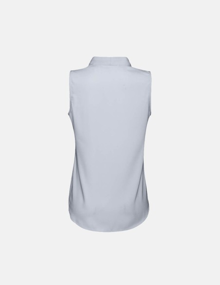 Womens Madison Sleeveless Top Silver