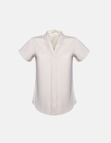 Womens Madison Short Sleeve Shirt Ivory