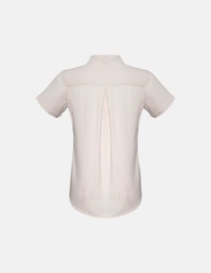 Womens Madison Short Sleeve Shirt Ivory 2