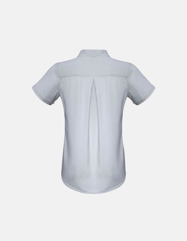 Womens Madison Short Sleeve Shirt Silver