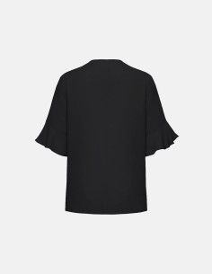 Womens Aria Fluted Sleeve Blouse 2