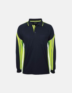 Street Panel Polo Navy/Yellow