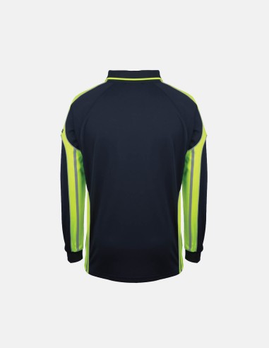 Street Panel Polo Navy/Yellow