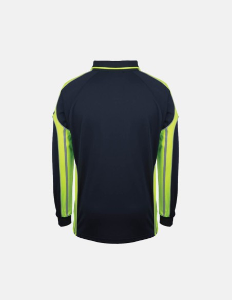 Street Panel Polo Navy/Yellow